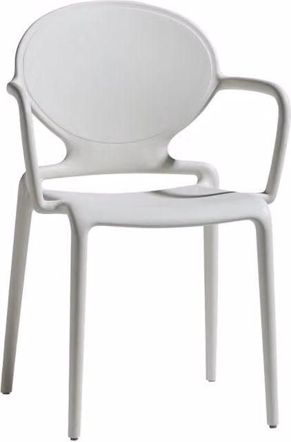 SET 4 SEDIE GIO TECNOPOLIMERO CON BRACCIOLI SCAB DESIGN - Lino 11