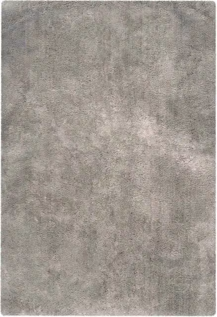 Tappeto a pelo lungo Bali 100 in grigio argento