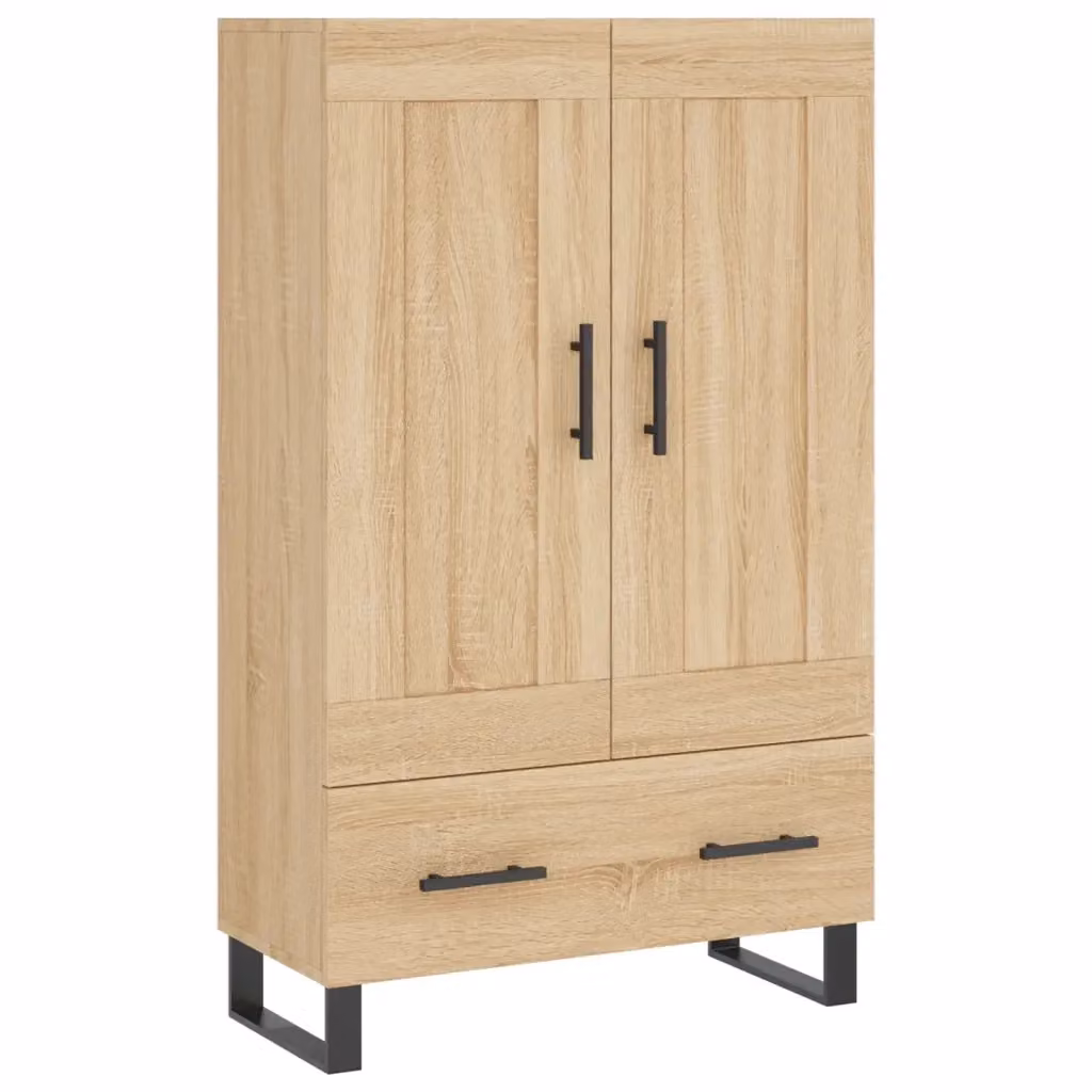 Credenza Buffet Armadio da Cucina Design Mania in Legno Multistrato Rovere Sonoma Beige L: 69,5 cm, P: 31 cm, H: 115 cm – 2