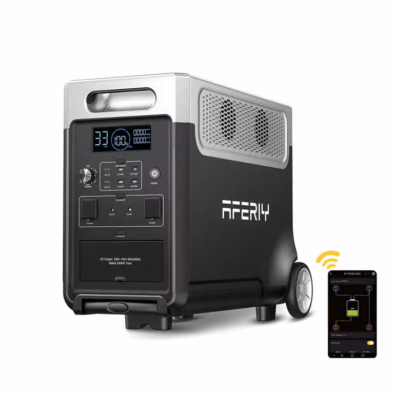 AFERIY P310 Power Station Portatile 3840Wh Generatore Solare Casa 3600W