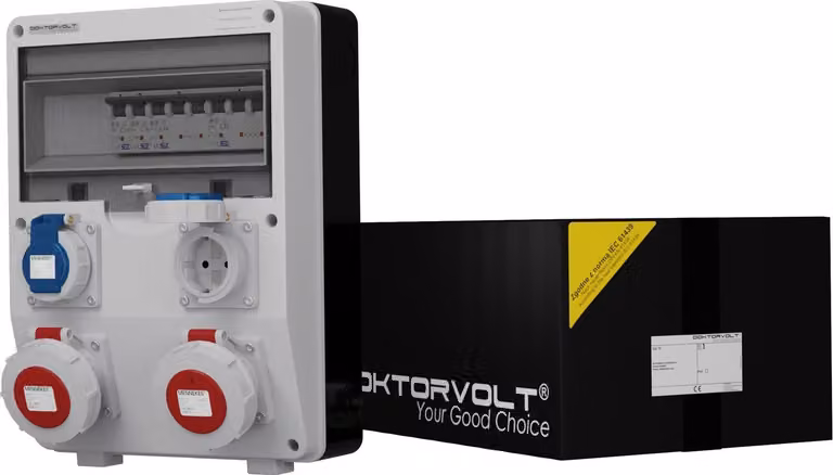 Distributore di potenza TD-S IP65 2x16A 2x230V Doktorvolt® 2025