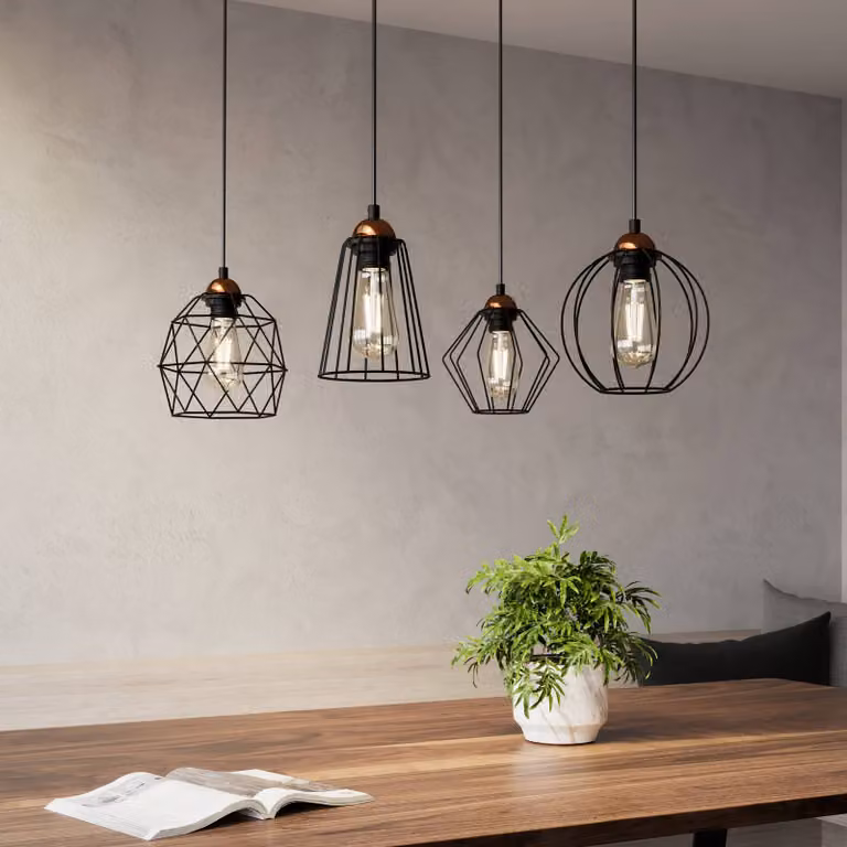 Lampada a sospensione Galaxy TK Lighting, dimmerabile, Nero, Soggiorno / Sala da pranzo, Metallo, Moderno, Lampada a sospensione
