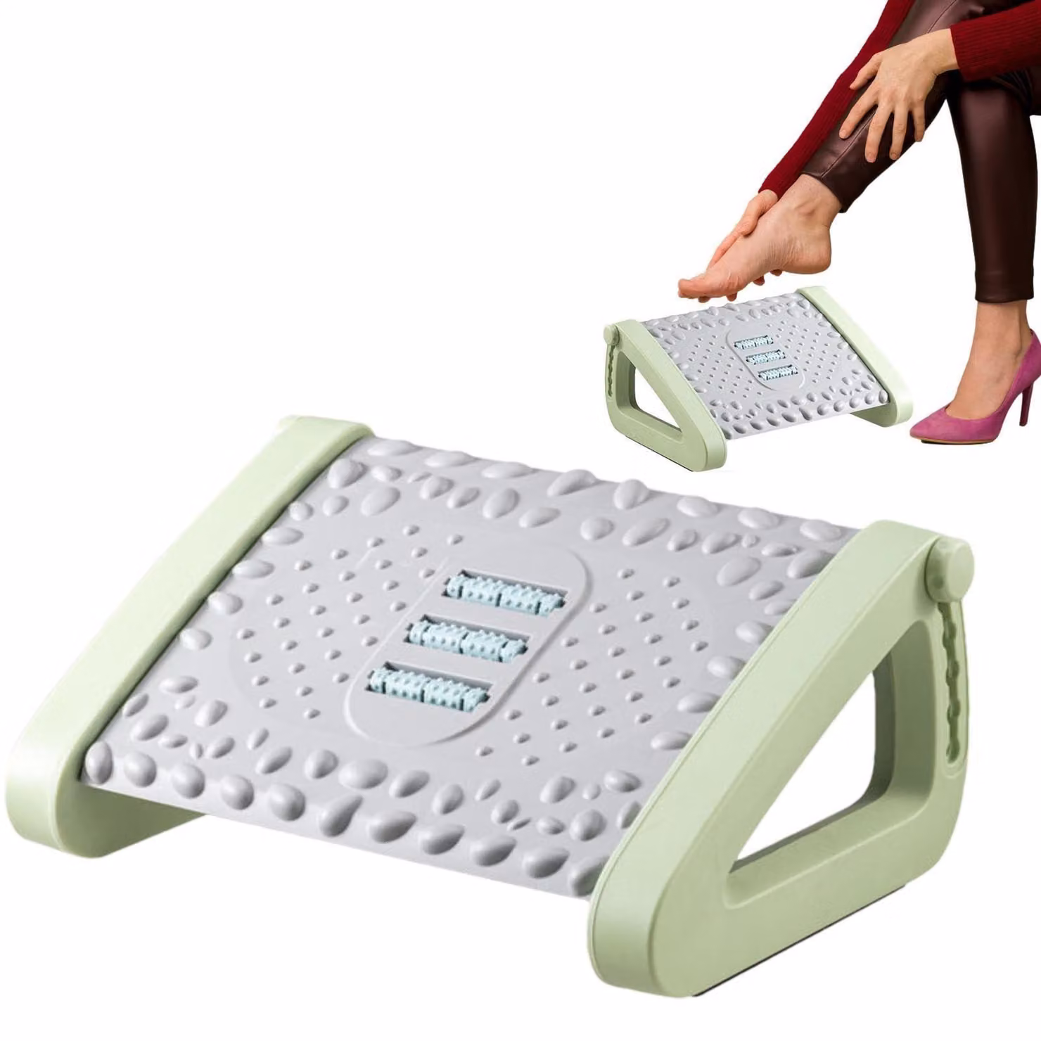 Supporto per i piedi da utilizzare sotto la scrivania, confortevole ed ergonomico