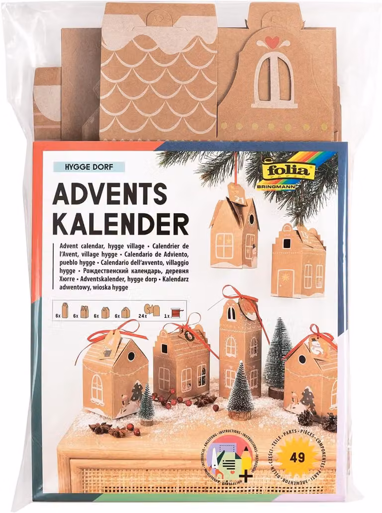 folia 9385 folia Adventskalender Hygge Dorf
