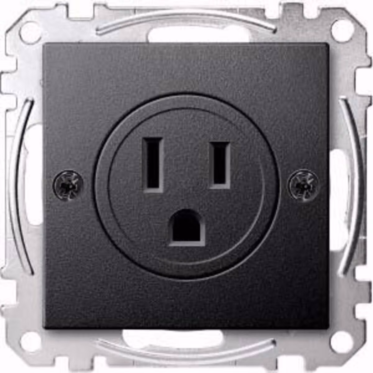 Adattatore per prese elettriche USA, 15 A, antracite, sistema M