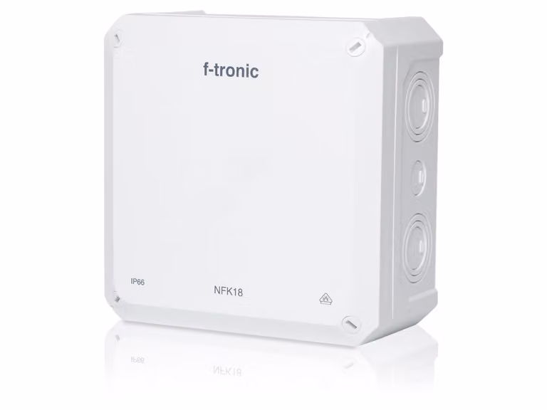 F-TRONIC Scatola di derivazione FR Neptun Compact, 180x180x93 mm, bianco