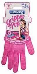 Guanti da lavoro in nylon rosa GRIPPER taglia unica