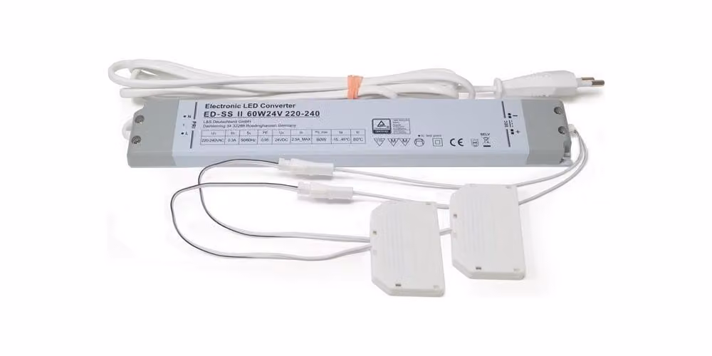 Convertitore LED L&S 230 V 24 V 60 W Distributore 2x6 vie - 2000425