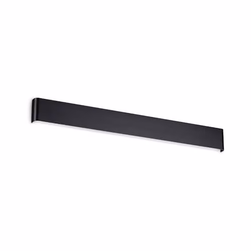 Ideal Lux DELTA Lampada da parete a LED integrata da 83 cm nera, 3000K