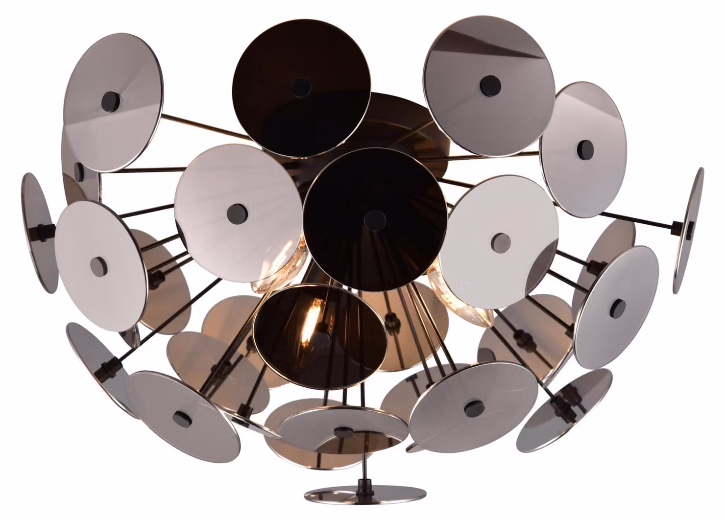 Lampada da soffitto DISCALGO cromata a vapore Ø 54 cm