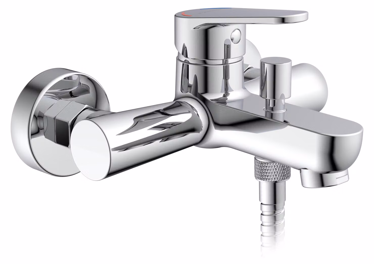 Miscelatore da bagno SCHÜTTE PICO, miscelatore da bagno, rubinetto da bagno cromato