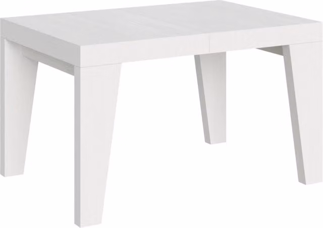 Tavolo allungabile moderno Bs Com Naxor Bianco Frassino L/P: 90 x 130/390 cm – 1