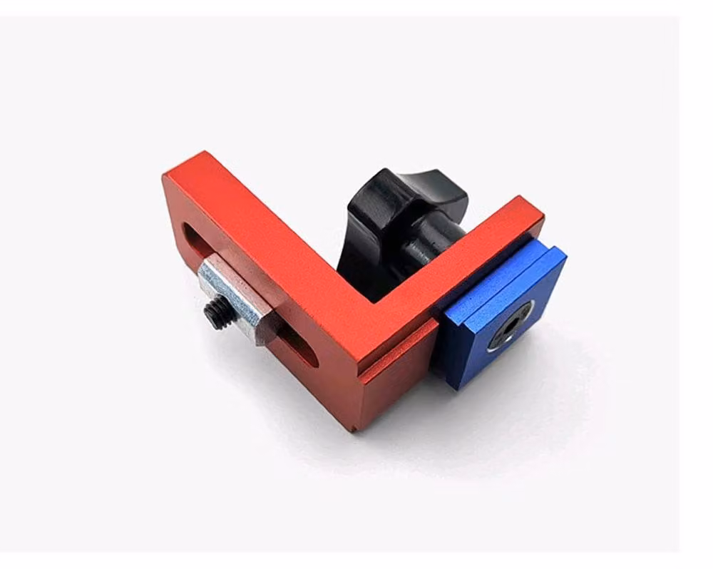 Scivolo per lavorazione del legno - Profilo a T - Guida angolare a T - Tubo guida angolare - Supporto per guida - Design ergonomico - Guida angolare