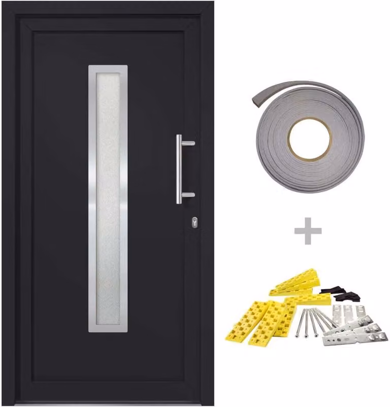 Porta di Ingresso Antracite 98x208 cm