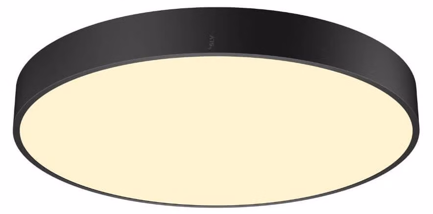 SLV 1007306 MEDO PRO 60, plafoniera LED, rotonda 3000/4000K, 37W, bordo di uscita, 110°, nero