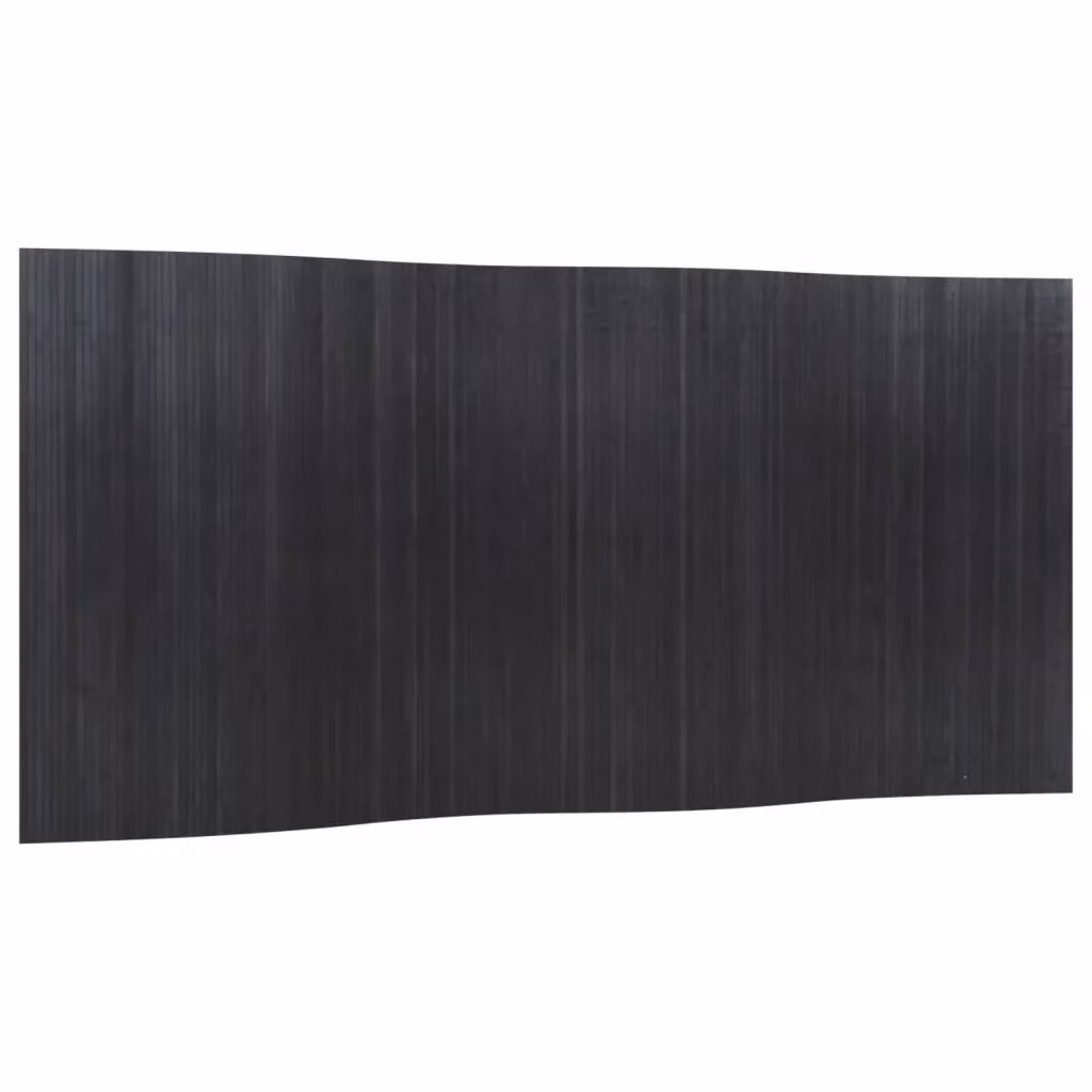 Divisorio Ambienti Design In Paravento in Bambù Grigio e Nero Larghezza: 400 cm, Altezza: 165 cm – 2