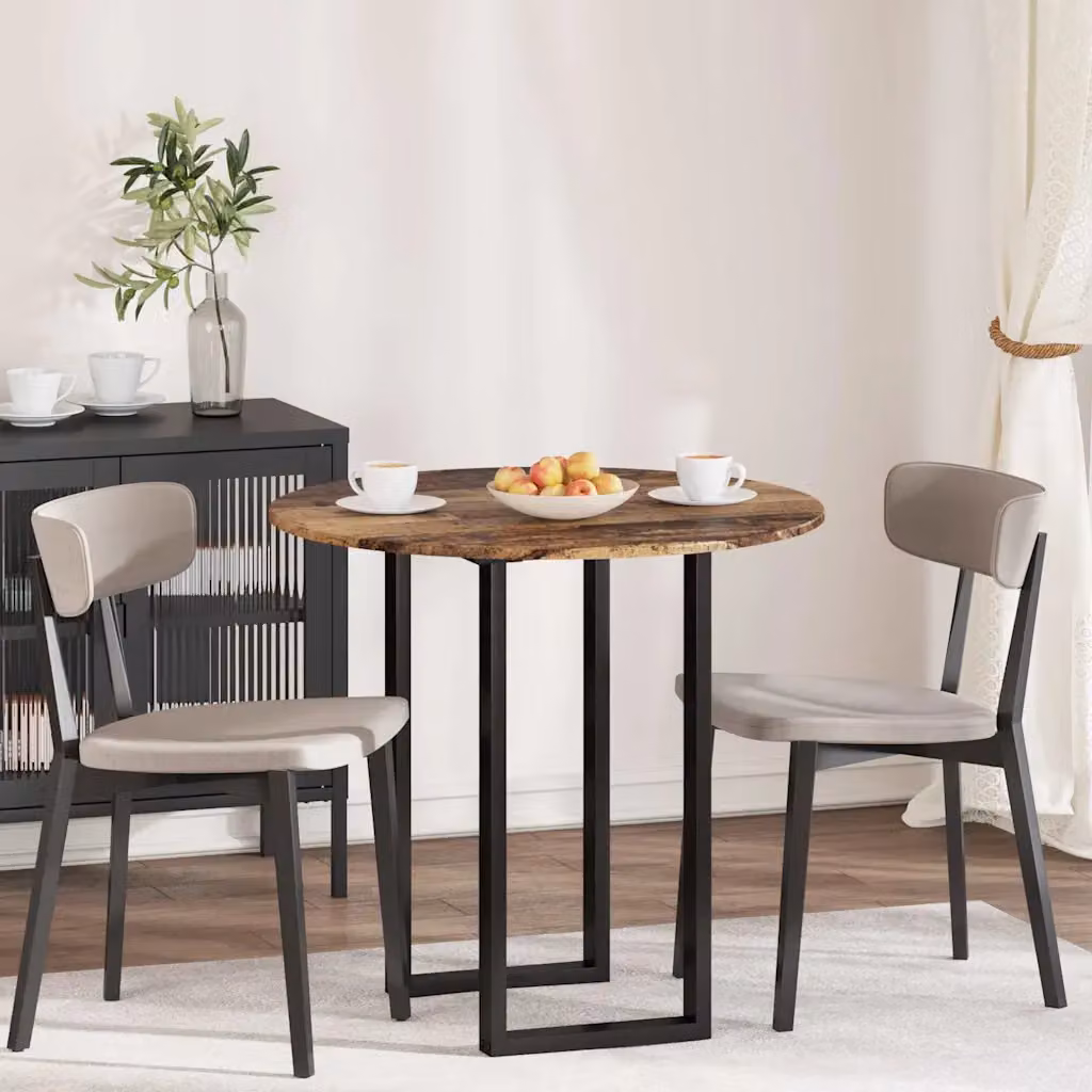 Piano del tavolo rotondo vidaXL in legno ingegnerizzato marrone, Ø 80 cm, Spessore: 1,5 cm