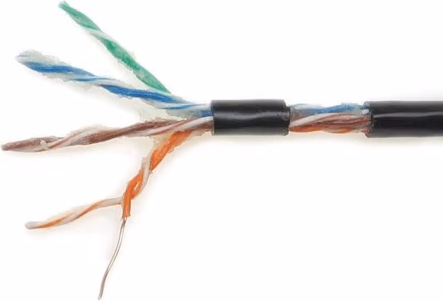 Cavo di rete UTP Cat5e multicolore nero