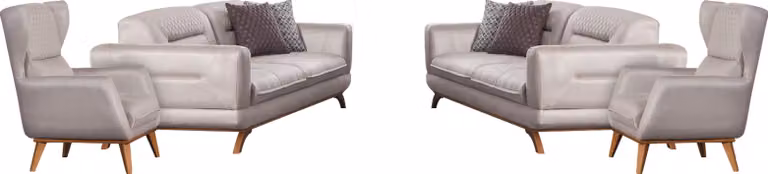 Sofagarnitur zwei dreisitzige Sofas und zwei Sessel für das Wohnzimmer