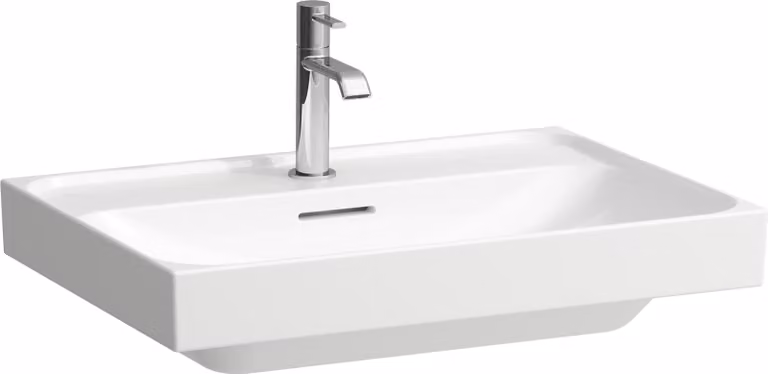 LAUFEN MEDA lavabo, encastrable, 650x460mm, 1 trou pour robinet, avec trop-plein, H8101140001041, H8101140001041