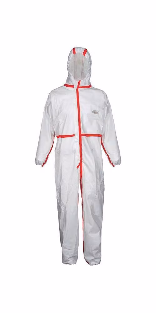 Tuta ASATEX CoverStar Plus® bianco/rosso taglia XL - CS400/XL