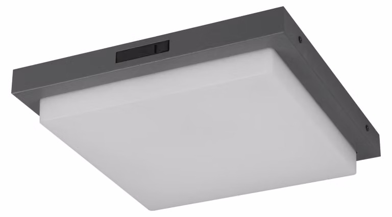 Lampada da esterno a LED, modello Bermejo, 14W, 1450 lumen, con sensore di movimento, grado di protezione IP54