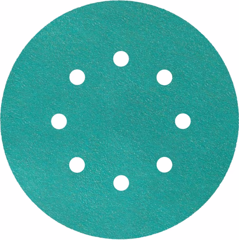 Dischi FP 77 K con fissaggio a velcro, 125 mm, grana 320, forma forata GLS5, 353169