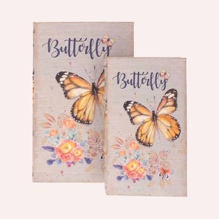 KEYHOMESTORE | Coppia Di Scatole Butterfly