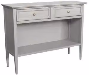 Consolle Libreria Aperta mod spillo Shabby chic grigio anticato