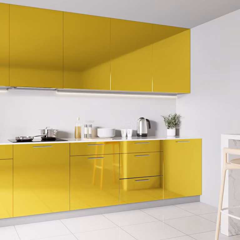 vidaXL Pellicola Autoadesiva per Mobili Oro Lucido in PVC 500 x 90 cm