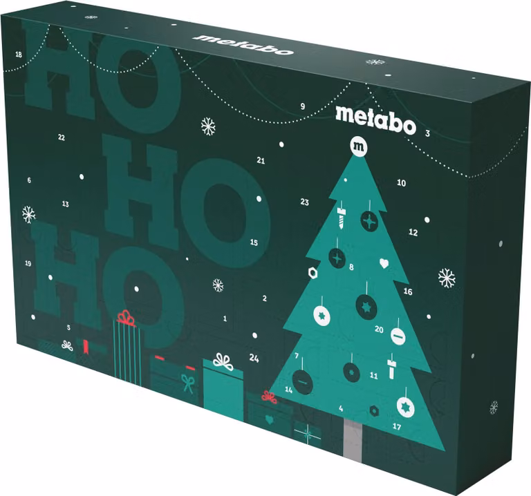 Metabo Adventskalender Werkzeug Zubehör 2024, Werkzeugkalender 626693000