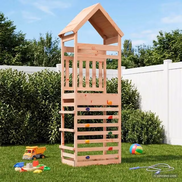 Torre da Gioco per Esterni Naturale 53 x 85 x 264 cm 826533
