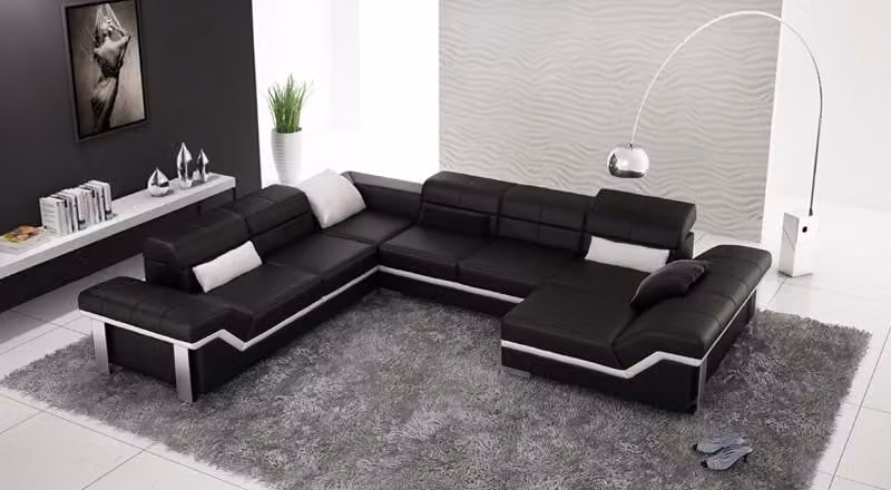 Ecke Couch Designer Sitz Möbel Couchen Moderne Sofa Eckgarnitur U-Form Polster