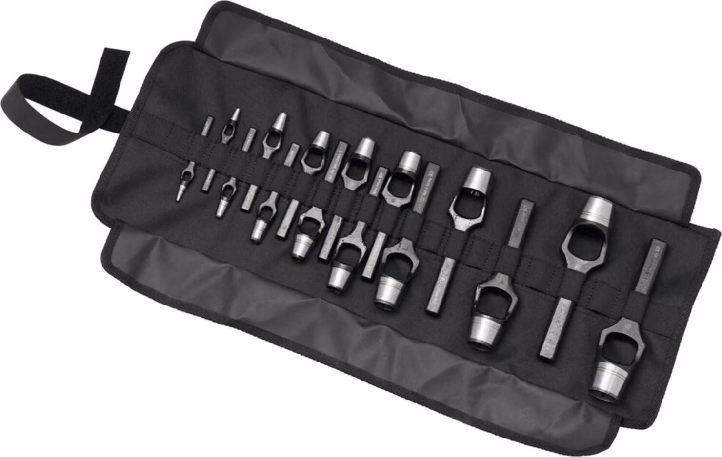 Rennsteig Henkellocheisen Set 15-teilig Locheisensatz Locheisen Stanzer 1409020
