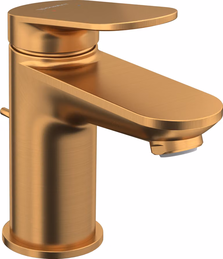 Duravit Wave Mitigeur monocommandé pour lavabo, saillie 95 mm, avec garniture découlement, WA1010001004, WA1010001004