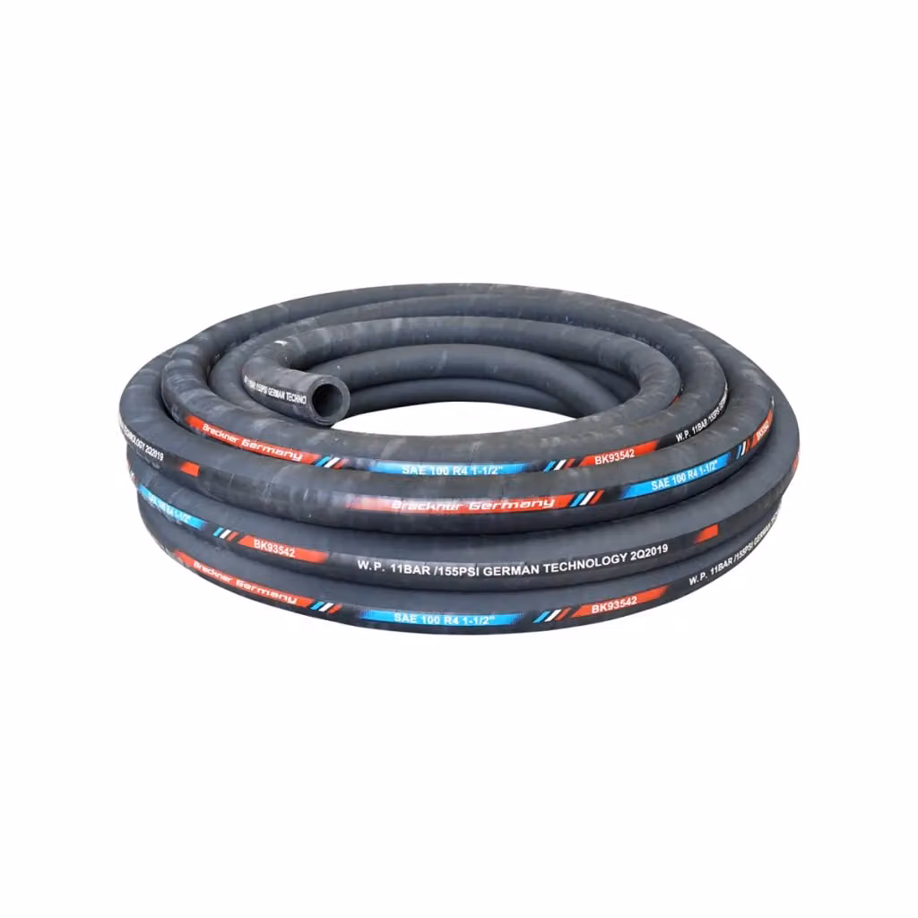 Tubo idraulico Breckner Germany DN38 SAE 100 R4 nero 25 m – 2