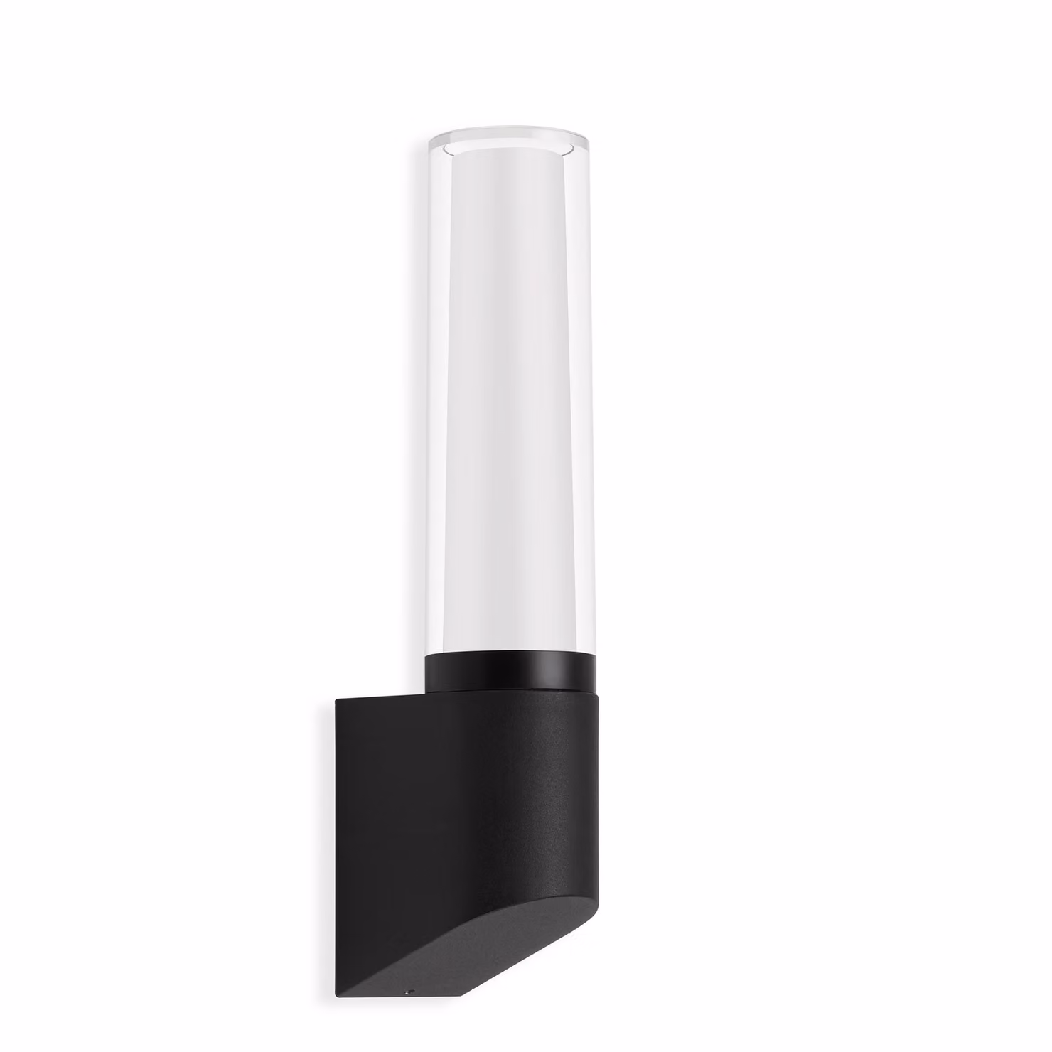 Lampada da parete esterna a LED 4000K IP44 8W nero metallo-plastica Telefunken