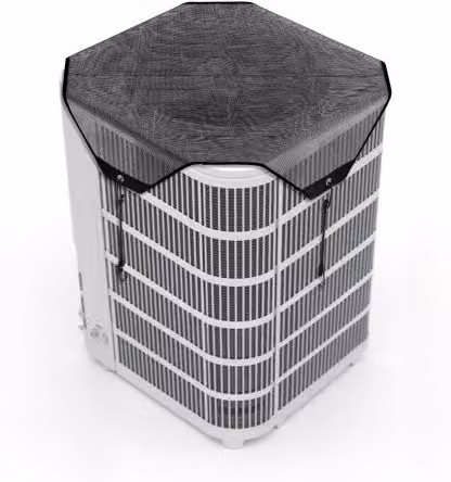 Copertura per aria condizionata esterna VEVOR in rete PVC nera, misura universale, 81 x 81 cm