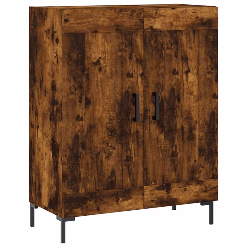 SYFAX™ Credenza Rovere Fumo 69,5x34x90 cm in Legno Multistrato