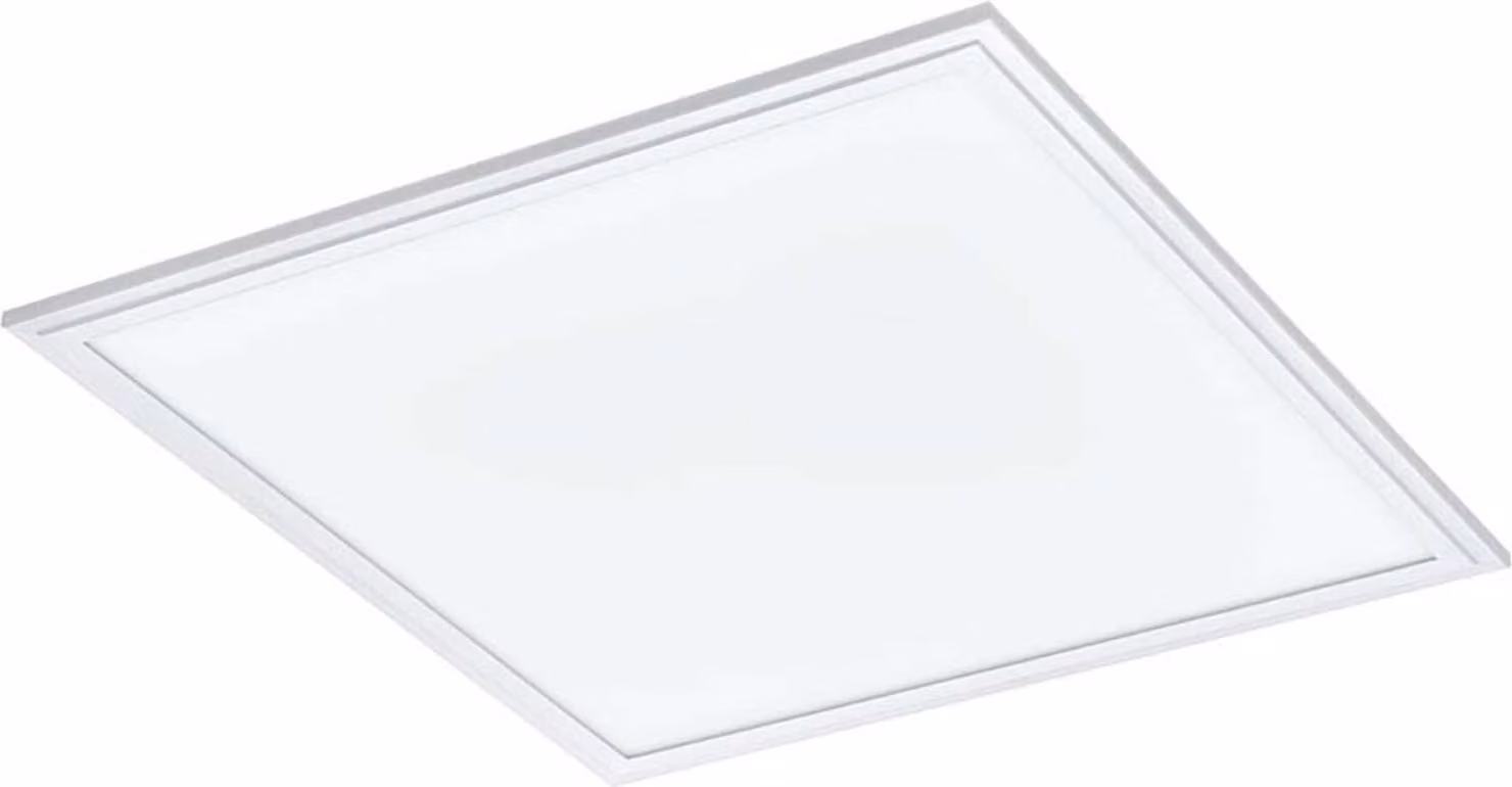 Plafoniera Moderna Salobrena 1 Alluminio Bianco Luce Led Integrato 21,5W