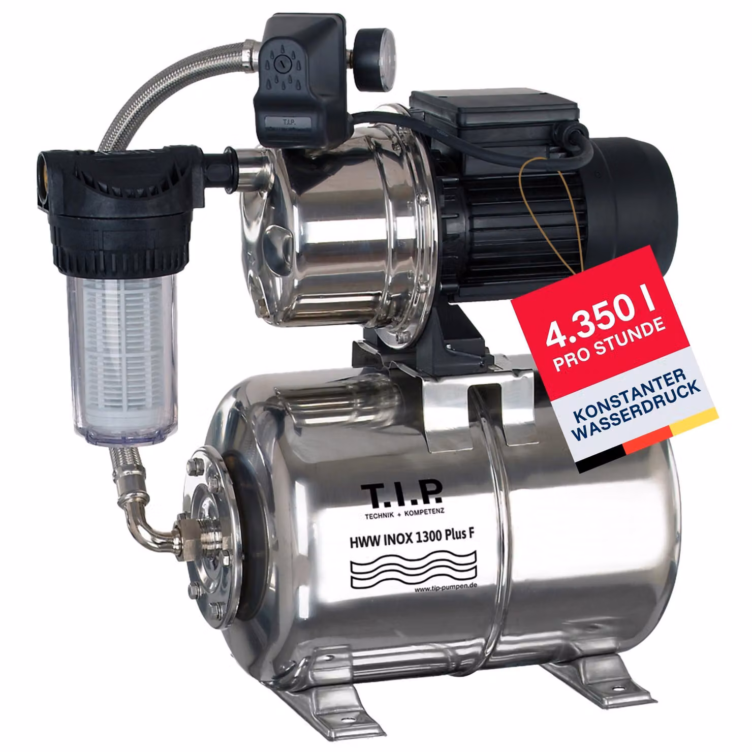 T.I.P. Impianto idrico domestico HWW INOX 1300 Plus F