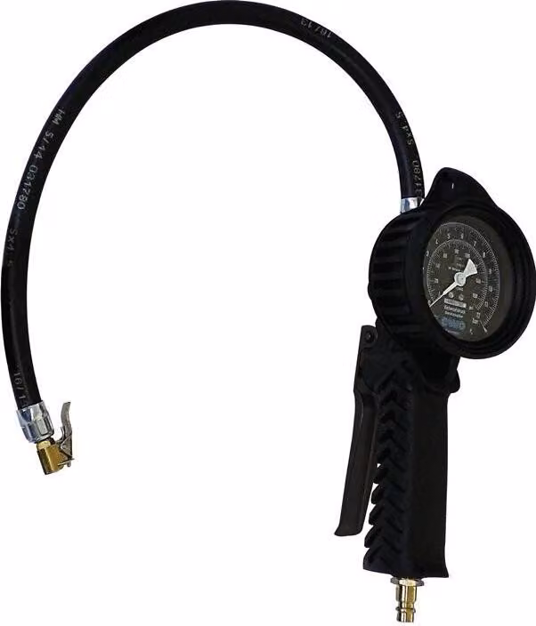 Gonfiatore manuale per pneumatici con tappo di coppia, calibrato DN 7,2 EWO