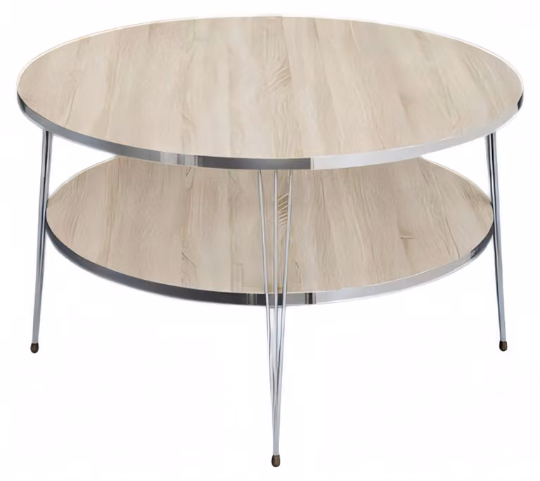Eleganter brauner Holztisch im stilvollen Design