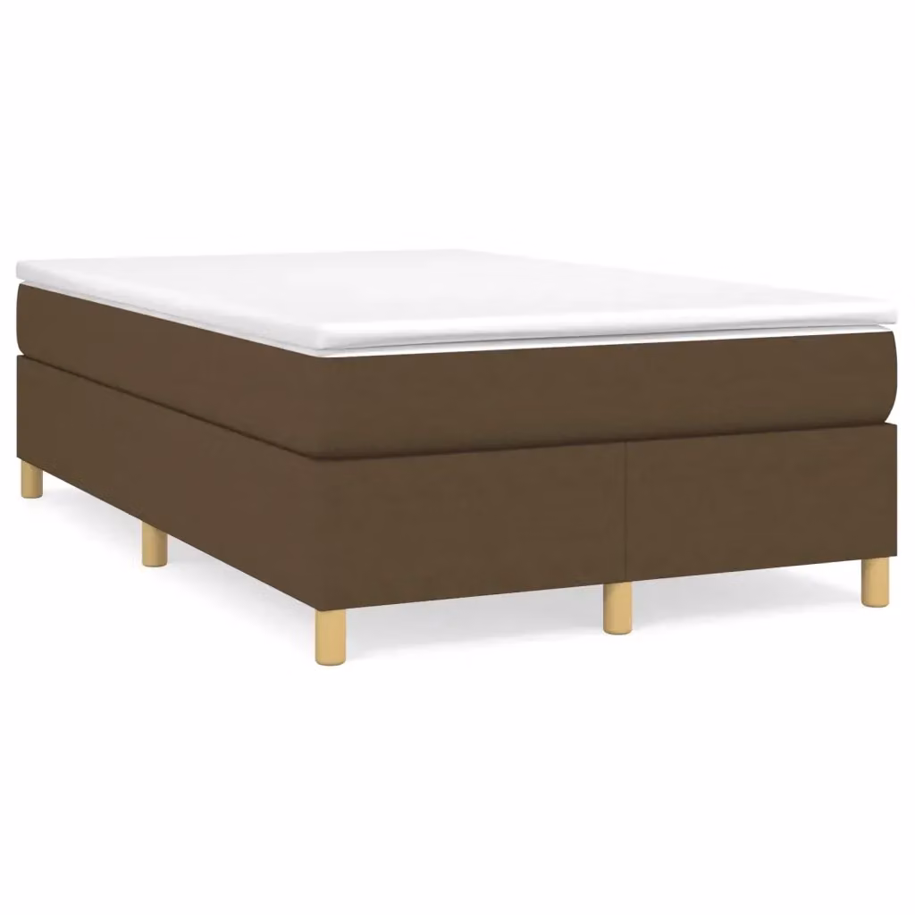 Struttura Letto a Rete a Molle e Giroletto DESIGN IN Marrone Scuro L: 200 cm, P: 120 cm – 2