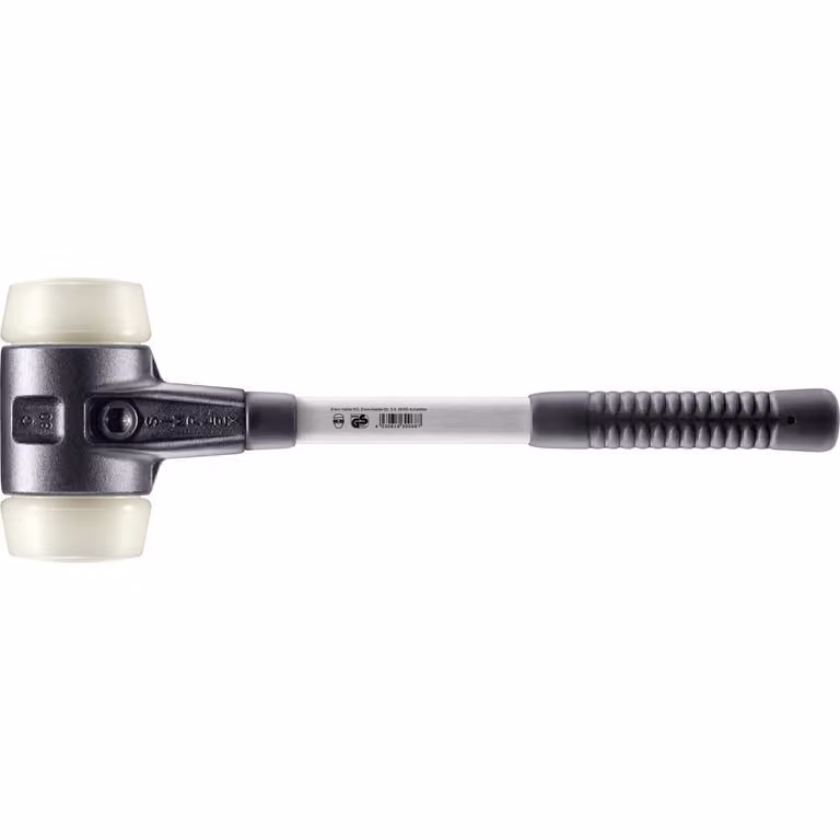 Mazza SIMPLEX soft-face con alloggiamento in TE rinforzato e impugnatura in fibra di vetro, Ø 80, nylon