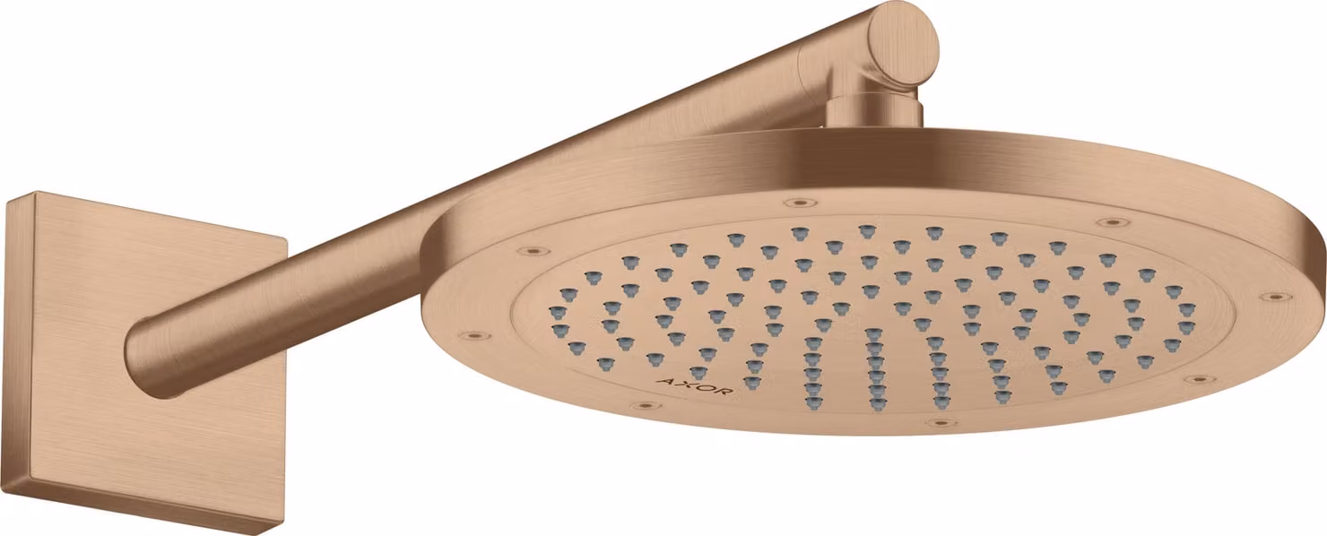 hansgrohe AXOR ShowerSolutions bras de douche, 390mm, carré, 26436310, 26436310