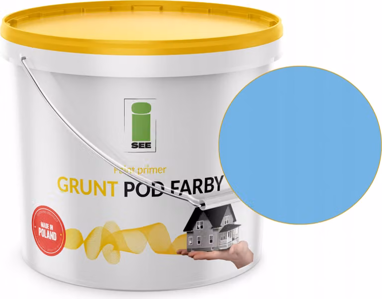 Fondo siliconico per vernici per esterni, colore blu, 10 l