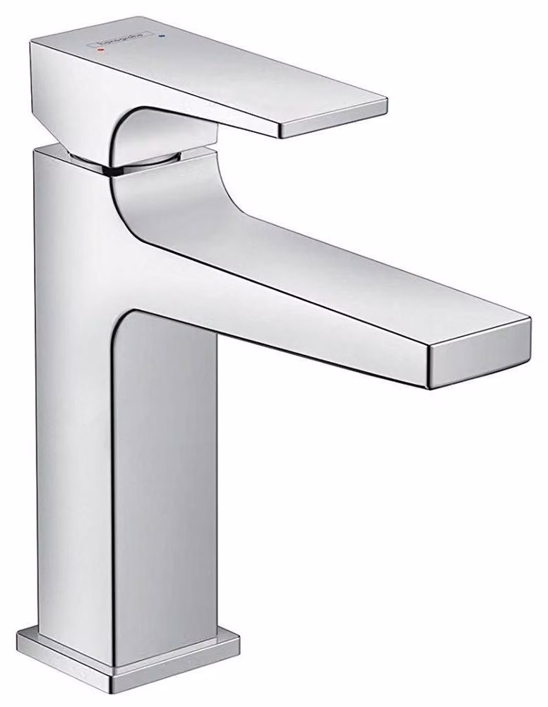 Miscelatore monocomando per lavabo, cromato, con gruppo di scarico