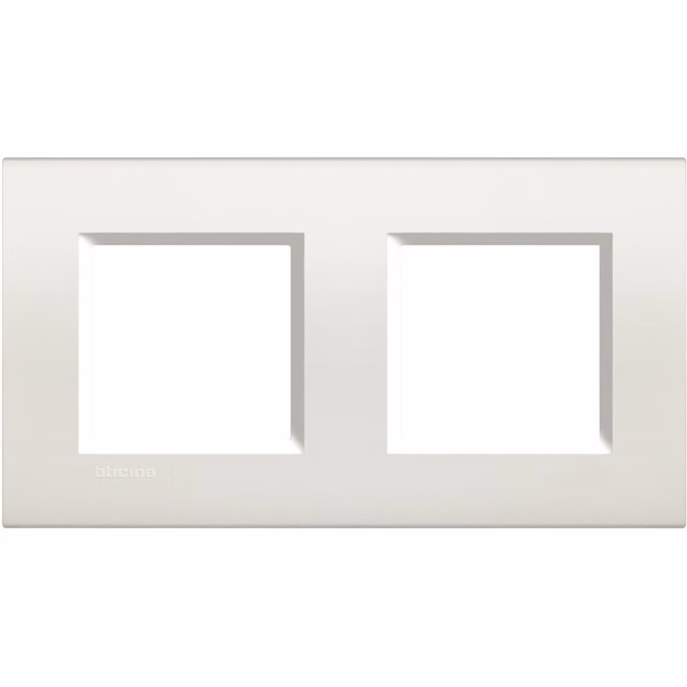 Copertura angolare 2x2 moduli BTicino Living Light LNA4802M2BI Bianco