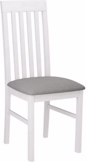 Sedia da pranzo imbottita DANBURY 1 - bianco / grigio